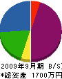 岩橋産業 貸借対照表 2009年9月期