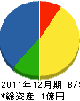 池田電気 貸借対照表 2011年12月期