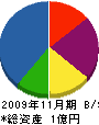橋田工務店 貸借対照表 2009年11月期