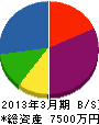 深澤工業 貸借対照表 2013年3月期