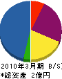 ＊山興業 貸借対照表 2010年3月期