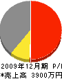 三和水道工事店 損益計算書 2009年12月期