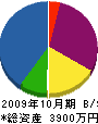 中村水道設備 貸借対照表 2009年10月期