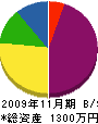 田中畳店 貸借対照表 2009年11月期