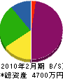 岩田工務店 貸借対照表 2010年2月期