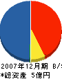 西村電機 貸借対照表 2007年12月期