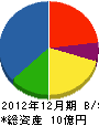札幌土建工業 貸借対照表 2012年12月期