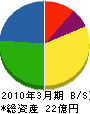 ＴＫテクノサービス 貸借対照表 2010年3月期