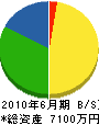 井上秀陽園 貸借対照表 2010年6月期