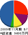 清原商会 貸借対照表 2009年11月期