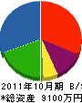 姫建設 貸借対照表 2011年10月期