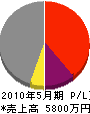國嶋工務店 損益計算書 2010年5月期