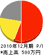 井上組 損益計算書 2010年12月期