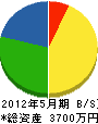 斉藤工務店 貸借対照表 2012年5月期