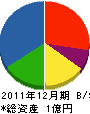 総合建設西沢商会 貸借対照表 2011年12月期