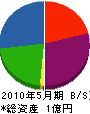 永島建設 貸借対照表 2010年5月期