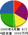 小川板金 貸借対照表 2008年4月期