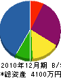 岩本組 貸借対照表 2010年12月期