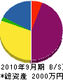 宝玉井建設 貸借対照表 2010年9月期