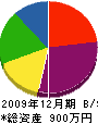 秀誠建設 貸借対照表 2009年12月期