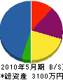 斉藤設備 貸借対照表 2010年5月期