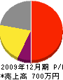 植田工務店 損益計算書 2009年12月期
