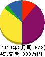 石井電気商会 貸借対照表 2010年5月期