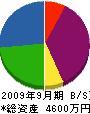 秋山水道 貸借対照表 2009年9月期