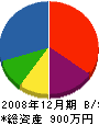 武田電設 貸借対照表 2008年12月期
