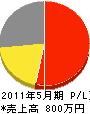 堀井電気 損益計算書 2011年5月期