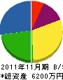 菅原電気 貸借対照表 2011年11月期