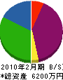 斉藤建設 貸借対照表 2010年2月期