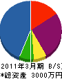 武山板金工業所 貸借対照表 2011年3月期