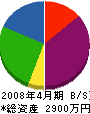 小澤工務店 貸借対照表 2008年4月期