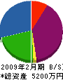 山本鉄工所 貸借対照表 2009年2月期