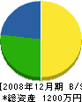 佐竹土木 貸借対照表 2008年12月期