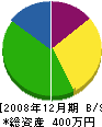 愛須組 貸借対照表 2008年12月期