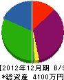 梅澤塗装 貸借対照表 2012年12月期