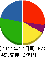 ヨコハタ 貸借対照表 2011年12月期