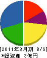 小林電工 貸借対照表 2011年3月期