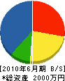 猪狩電気工事 貸借対照表 2010年6月期