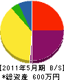 小菅内装 貸借対照表 2011年5月期