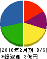札幌電設工事 貸借対照表 2010年2月期