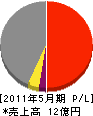 小沢工業 損益計算書 2011年5月期