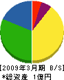 京葉建設業（同） 貸借対照表 2009年3月期