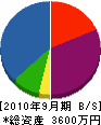 朝日電気工事 貸借対照表 2010年9月期