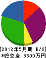 榎本鈑金 貸借対照表 2012年5月期