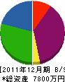 スイケン 貸借対照表 2011年12月期