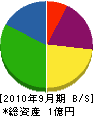 佐藤技研 貸借対照表 2010年9月期