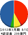 富士電機ＩＴソリューション 貸借対照表 2012年3月期